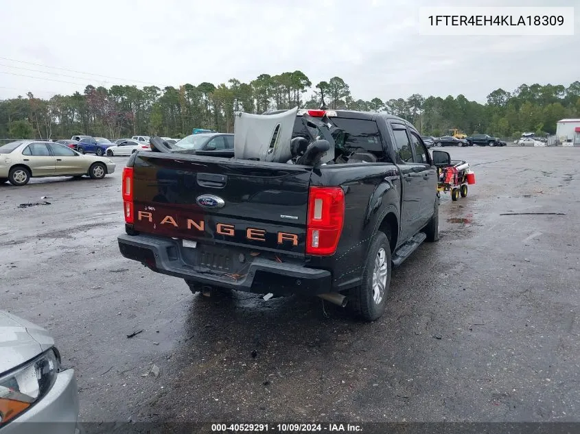 2019 Ford Ranger Xlt VIN: 1FTER4EH4KLA18309 Lot: 40529291