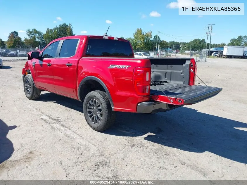 2019 Ford Ranger Xlt VIN: 1FTER4EHXKLA85366 Lot: 40529434