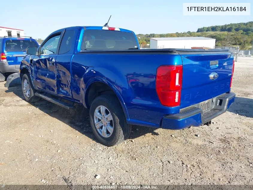 2019 Ford Ranger Xlt VIN: 1FTER1EH2KLA16184 Lot: 40536657