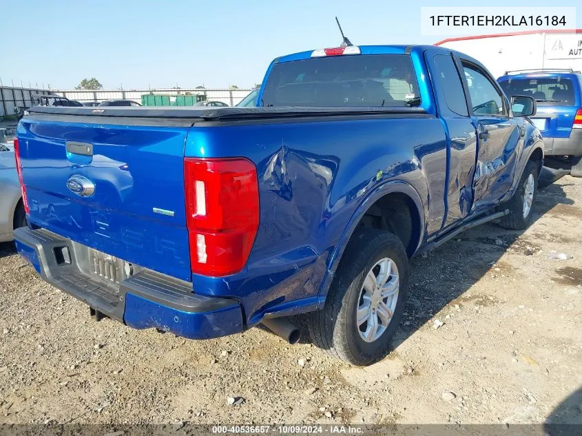 2019 Ford Ranger Xlt VIN: 1FTER1EH2KLA16184 Lot: 40536657