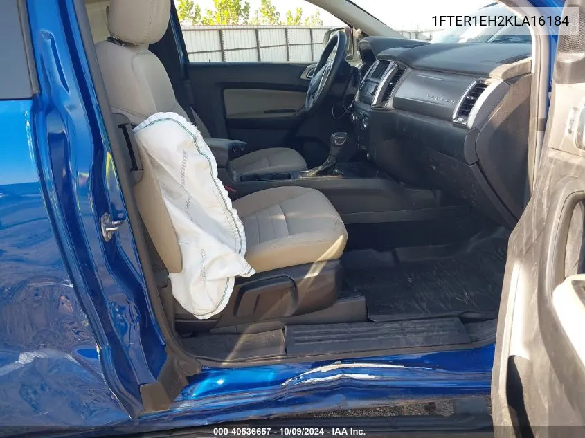 2019 Ford Ranger Xlt VIN: 1FTER1EH2KLA16184 Lot: 40536657