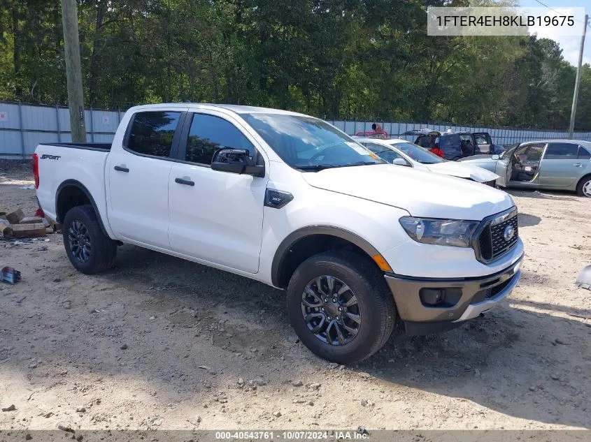 2019 Ford Ranger Xlt VIN: 1FTER4EH8KLB19675 Lot: 40543761