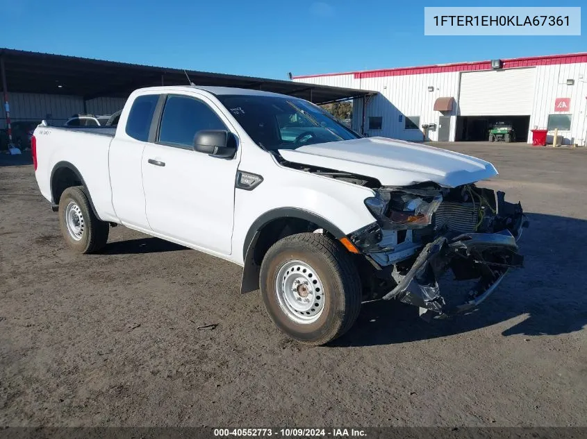 2019 Ford Ranger Xl/Xlt/Lariat VIN: 1FTER1EH0KLA67361 Lot: 40552773