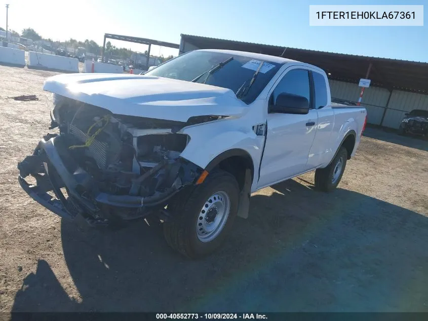 2019 Ford Ranger Xl/Xlt/Lariat VIN: 1FTER1EH0KLA67361 Lot: 40552773