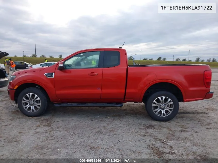 2019 Ford Ranger Xl/Xlt/Lariat VIN: 1FTER1EH5KLA91722 Lot: 40559265