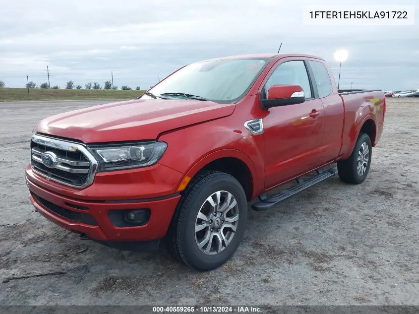 2019 Ford Ranger Xl/Xlt/Lariat VIN: 1FTER1EH5KLA91722 Lot: 40559265