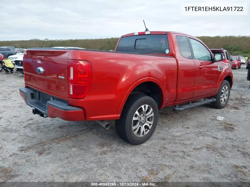 2019 Ford Ranger Xl/Xlt/Lariat VIN: 1FTER1EH5KLA91722 Lot: 40559265