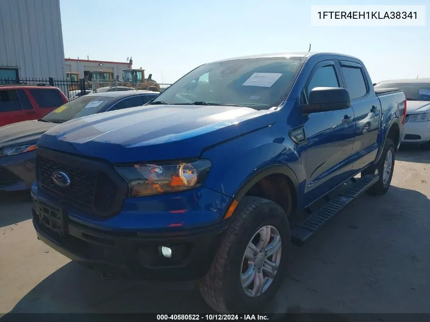 2019 Ford Ranger Xl/Xlt/Lariat VIN: 1FTER4EH1KLA38341 Lot: 40580522