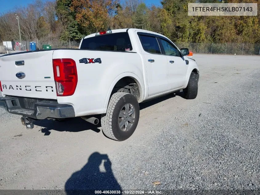 2019 Ford Ranger Xlt VIN: 1FTER4FH5KLB07143 Lot: 40630038