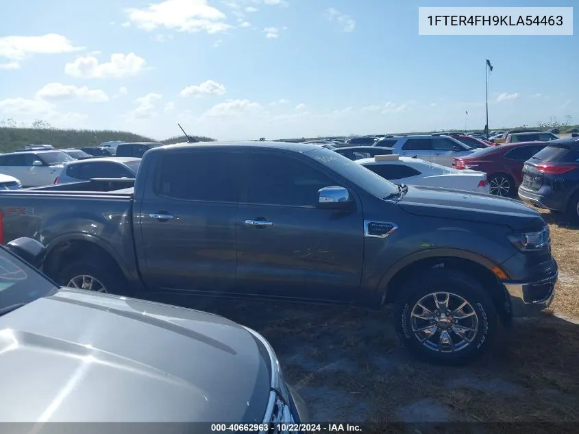 2019 Ford Ranger Lariat VIN: 1FTER4FH9KLA54463 Lot: 40662963