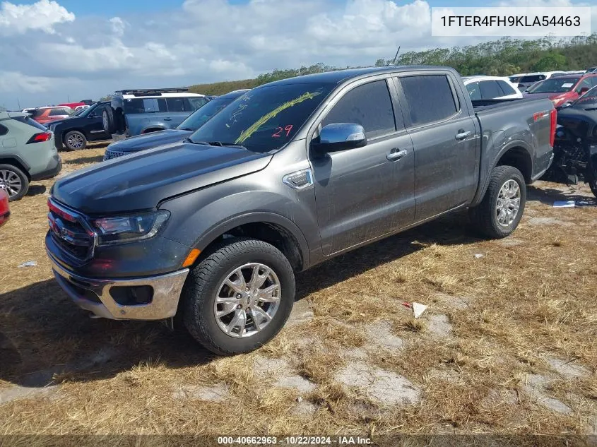 2019 Ford Ranger Lariat VIN: 1FTER4FH9KLA54463 Lot: 40662963