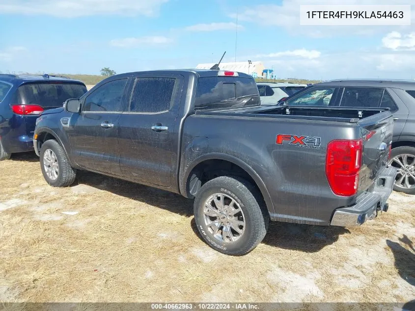 2019 Ford Ranger Lariat VIN: 1FTER4FH9KLA54463 Lot: 40662963