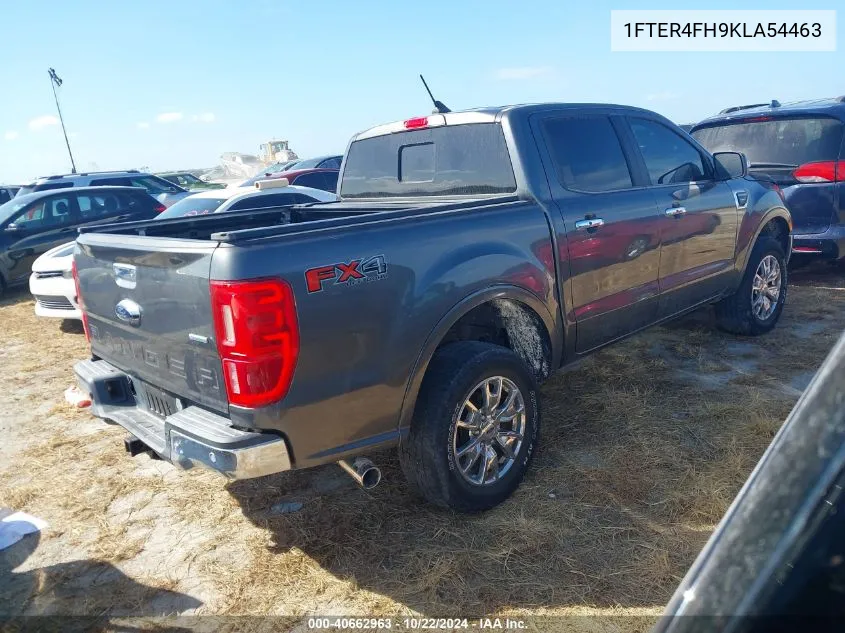 2019 Ford Ranger Lariat VIN: 1FTER4FH9KLA54463 Lot: 40662963