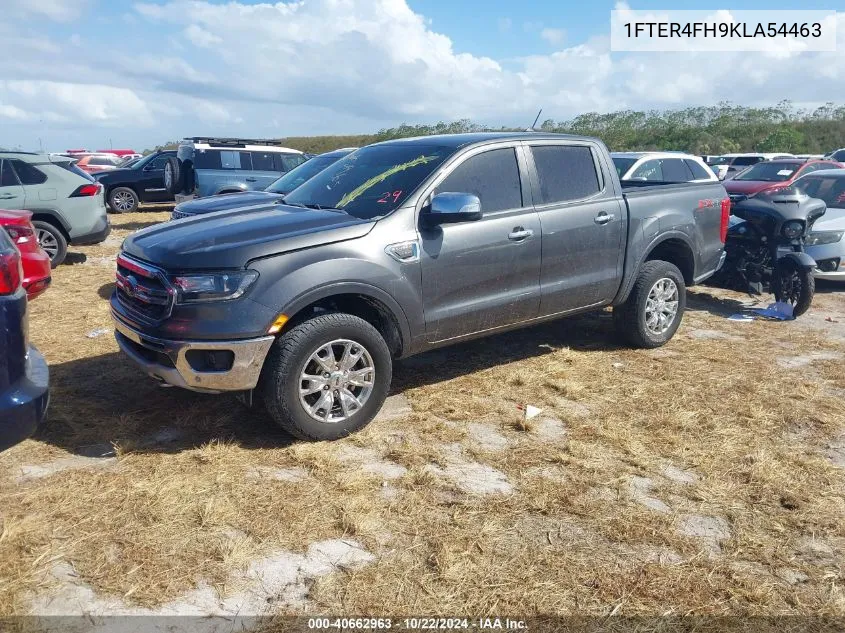 2019 Ford Ranger Lariat VIN: 1FTER4FH9KLA54463 Lot: 40662963