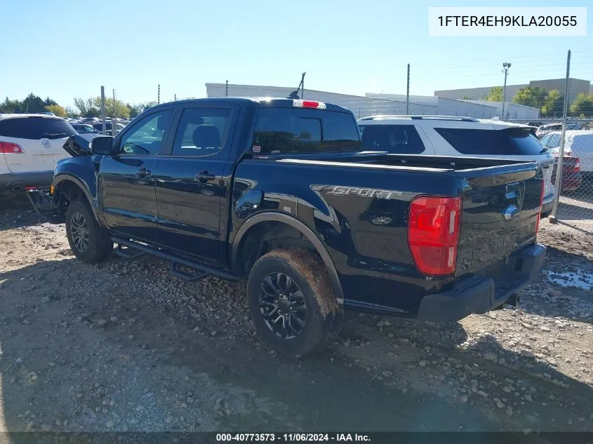 2019 Ford Ranger Lariat VIN: 1FTER4EH9KLA20055 Lot: 40773573