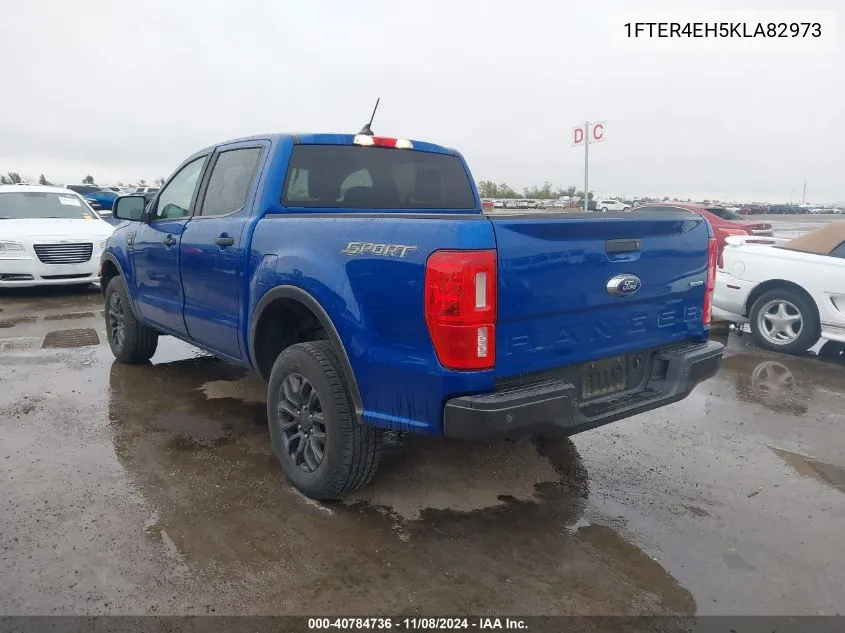 2019 Ford Ranger Xlt VIN: 1FTER4EH5KLA82973 Lot: 40784736