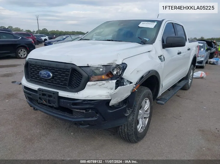 2019 Ford Ranger Xl VIN: 1FTER4EHXKLA05225 Lot: 40789132