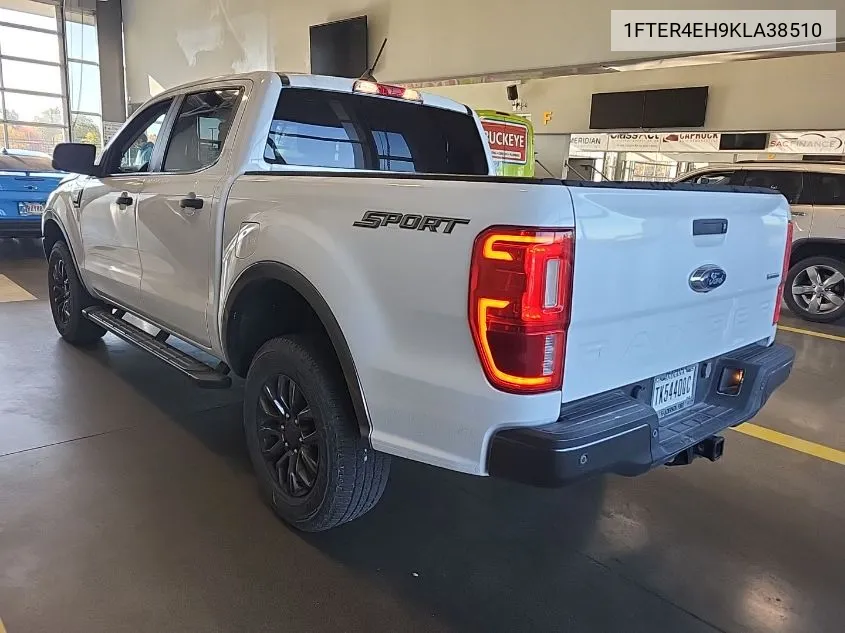 2019 Ford Ranger Xl/Xlt/Lariat VIN: 1FTER4EH9KLA38510 Lot: 40881161