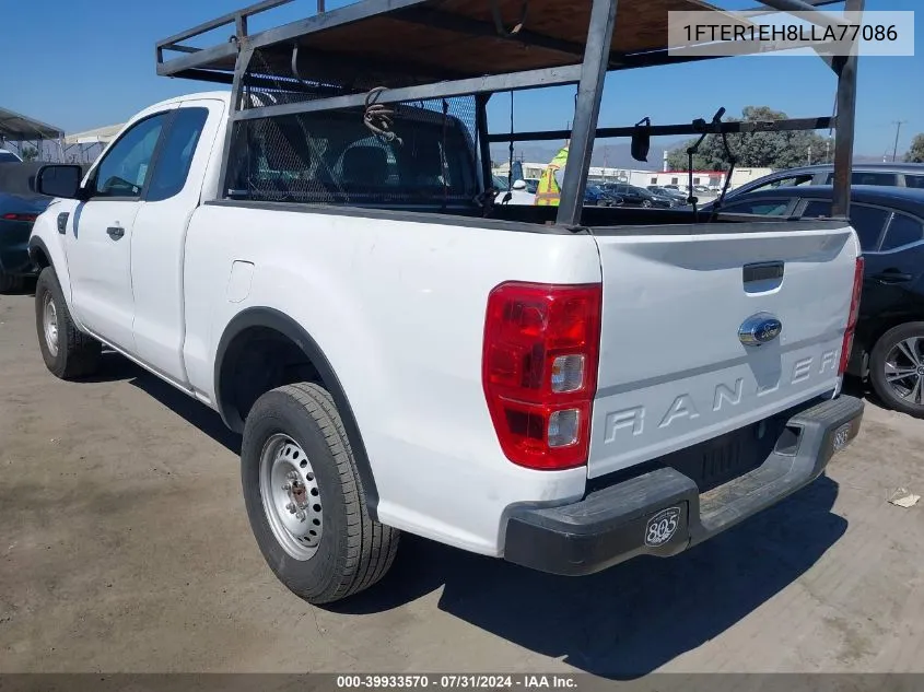 2020 Ford Ranger Xl VIN: 1FTER1EH8LLA77086 Lot: 39933570