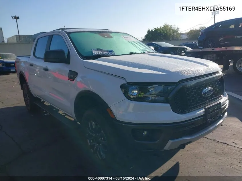 2020 Ford Ranger Xlt VIN: 1FTER4EHXLLA55169 Lot: 40097314