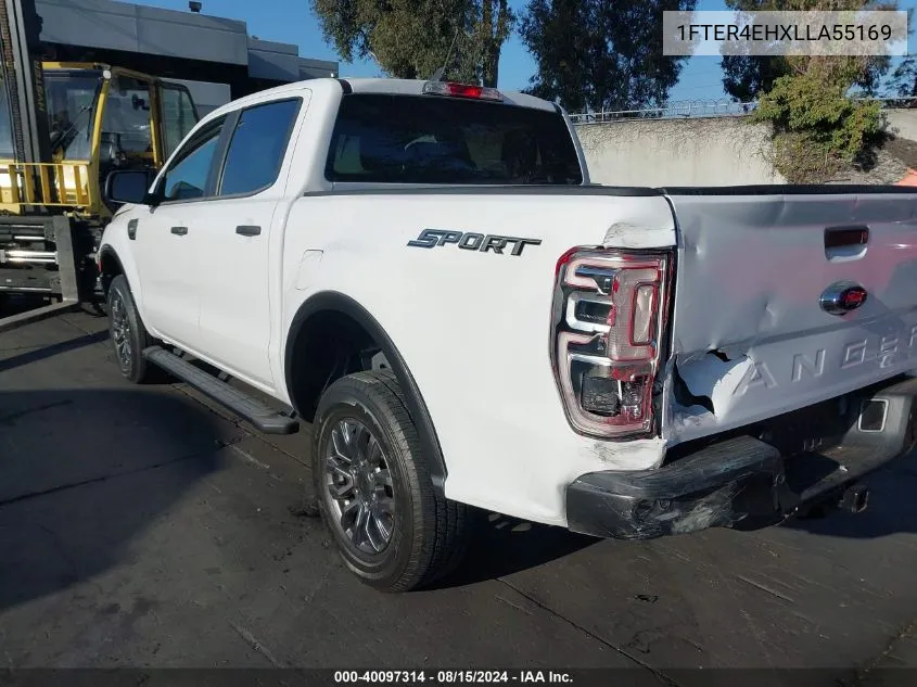 1FTER4EHXLLA55169 2020 Ford Ranger Xlt