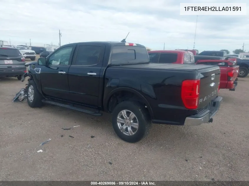 2020 Ford Ranger Xl/Xlt/Lariat VIN: 1FTER4EH2LLA01591 Lot: 40269886