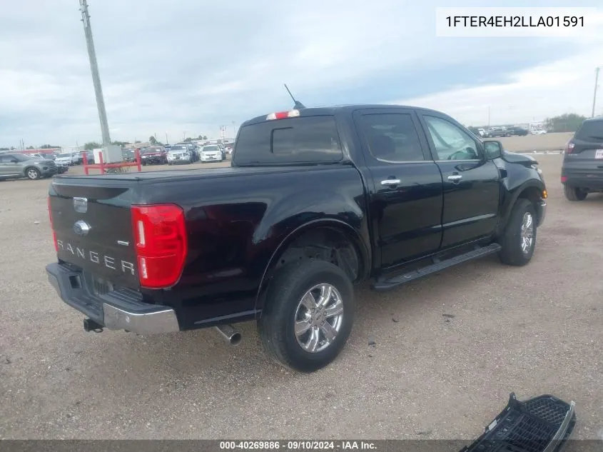 2020 Ford Ranger Xl/Xlt/Lariat VIN: 1FTER4EH2LLA01591 Lot: 40269886