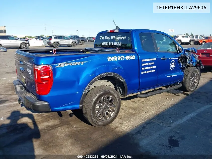 2020 Ford Ranger Xlt VIN: 1FTER1EHXLLA29606 Lot: 40283269