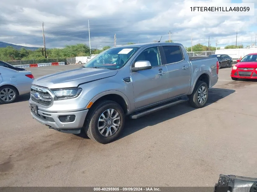 2020 Ford Ranger Lariat VIN: 1FTER4EH1LLA48059 Lot: 40295905