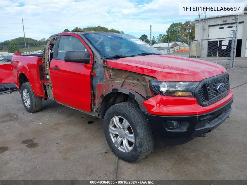 2020 Ford Ranger Xl/Xlt/Lariat VIN: 1FTER1FH6LLA66697 Lot: 40364635