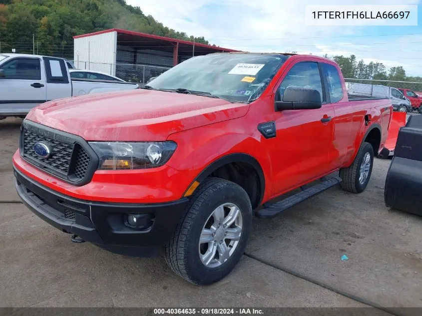 2020 Ford Ranger Xl/Xlt/Lariat VIN: 1FTER1FH6LLA66697 Lot: 40364635