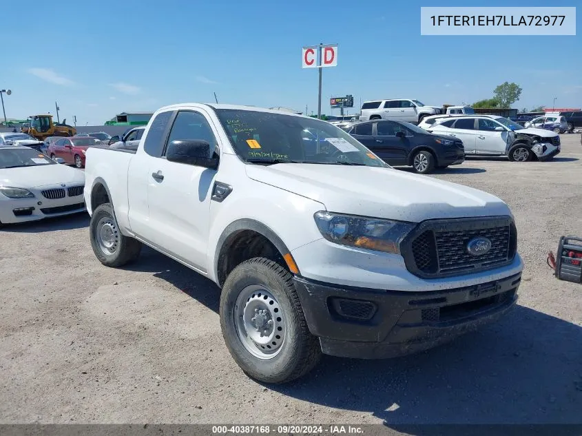 2020 Ford Ranger Xl VIN: 1FTER1EH7LLA72977 Lot: 40387168