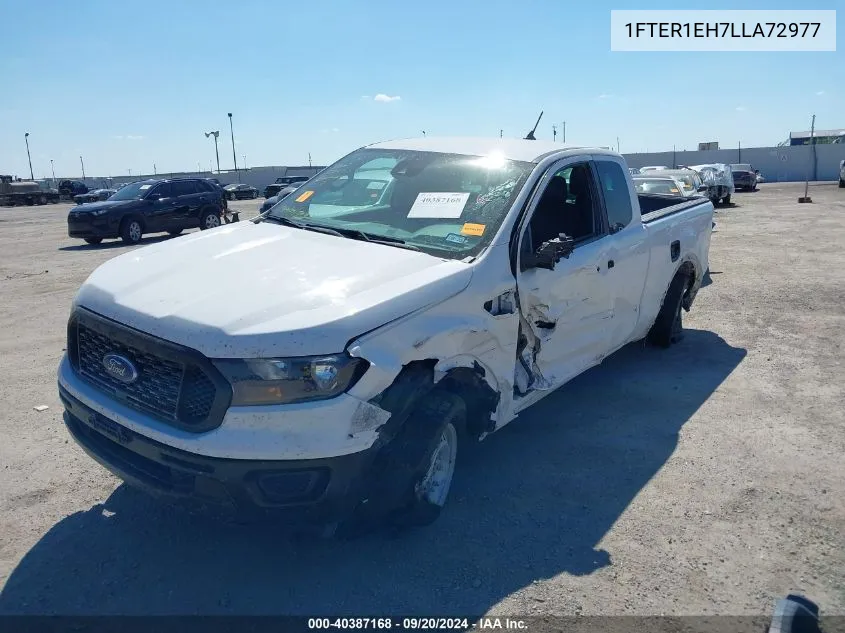 2020 Ford Ranger Xl VIN: 1FTER1EH7LLA72977 Lot: 40387168