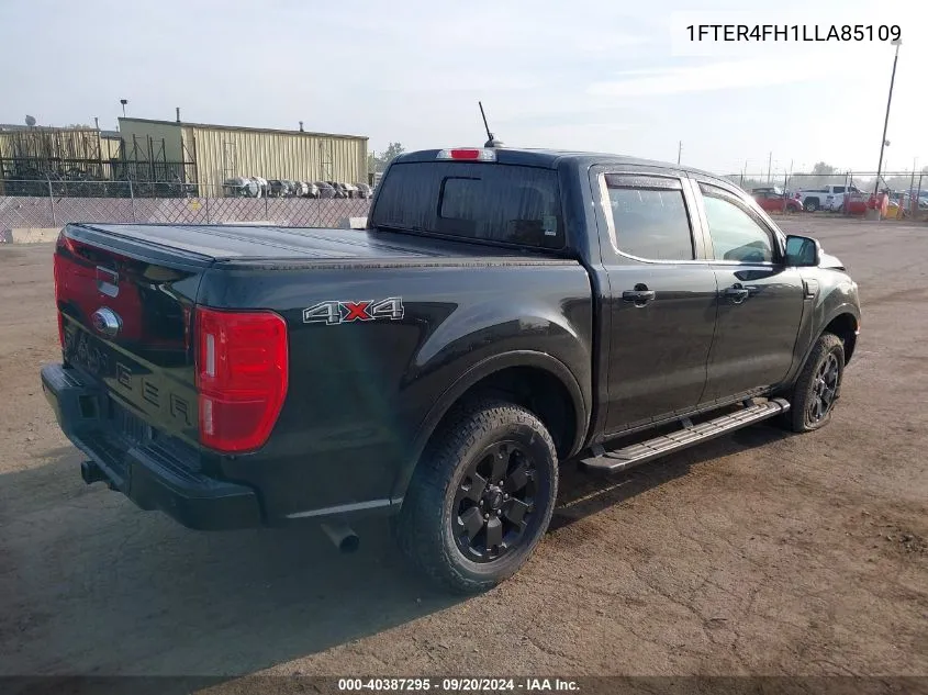 1FTER4FH1LLA85109 2020 Ford Ranger Lariat