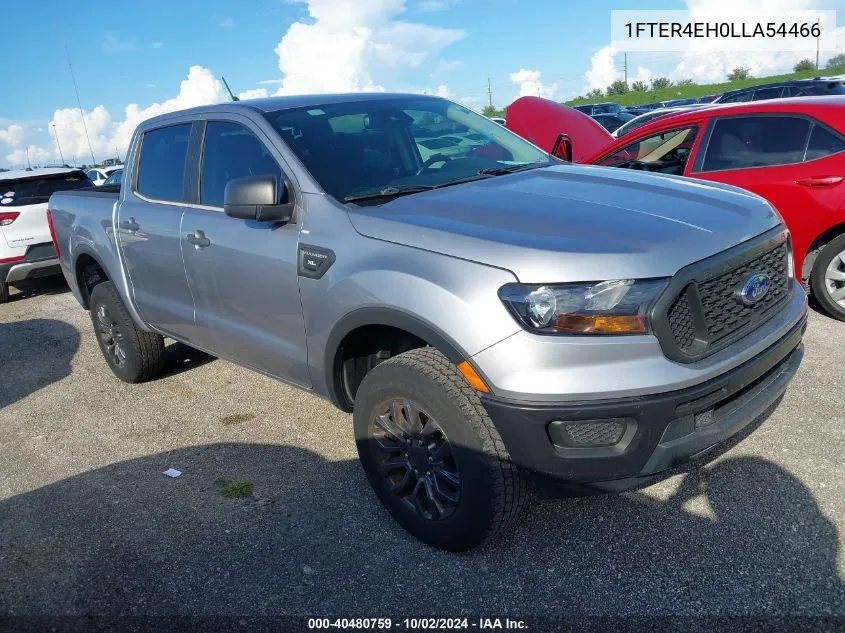 2020 Ford Ranger Xl VIN: 1FTER4EH0LLA54466 Lot: 40480759