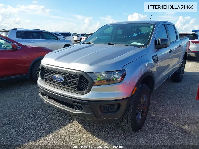 2020 Ford Ranger Xl VIN: 1FTER4EH0LLA54466 Lot: 40480759