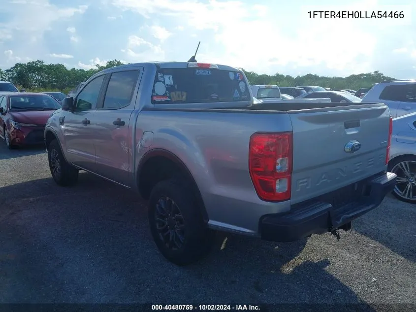 2020 Ford Ranger Xl VIN: 1FTER4EH0LLA54466 Lot: 40480759