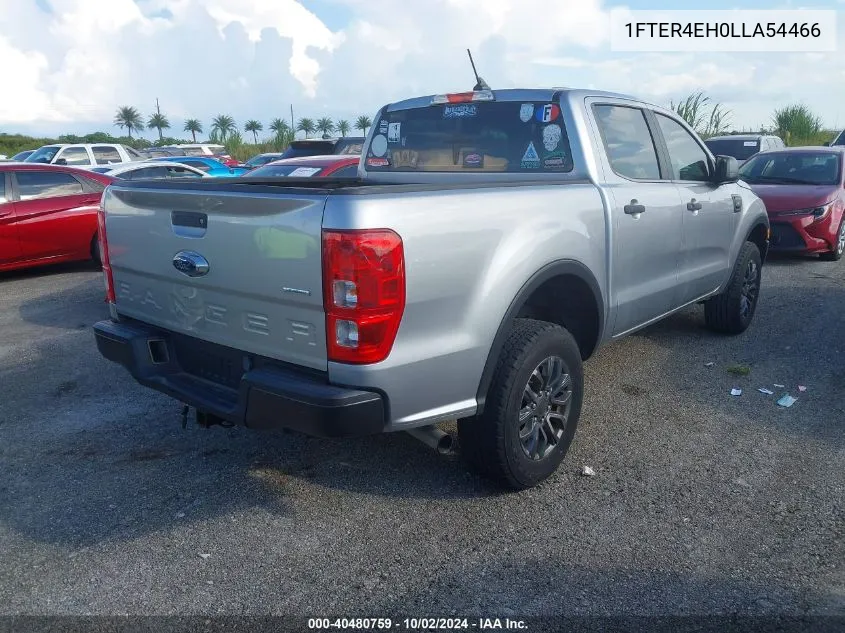 2020 Ford Ranger Xl VIN: 1FTER4EH0LLA54466 Lot: 40480759