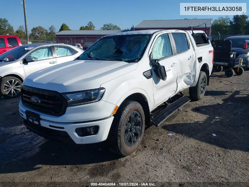 2020 Ford Ranger Xl/Xlt/Lariat VIN: 1FTER4FH3LLA33058 Lot: 40484084