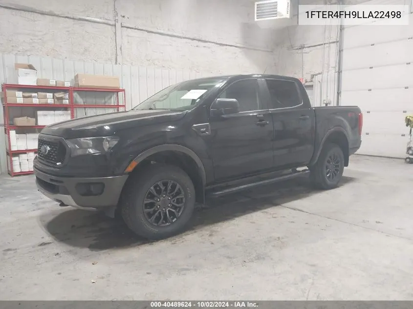 2020 Ford Ranger Xlt VIN: 1FTER4FH9LLA22498 Lot: 40489624