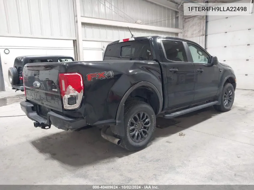 2020 Ford Ranger Xlt VIN: 1FTER4FH9LLA22498 Lot: 40489624