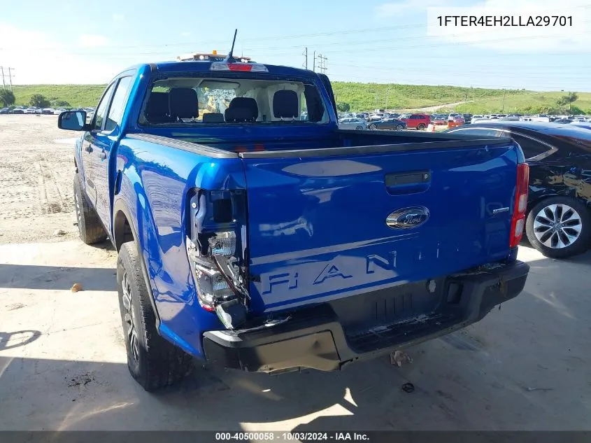 2020 Ford Ranger Xl VIN: 1FTER4EH2LLA29701 Lot: 40500058