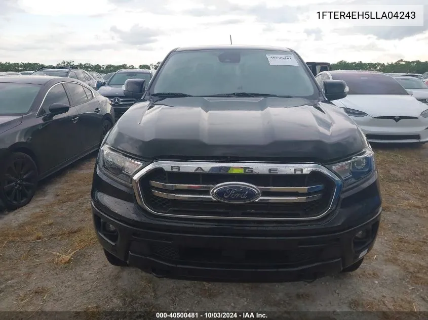 2020 Ford Ranger Lariat VIN: 1FTER4EH5LLA04243 Lot: 40500481