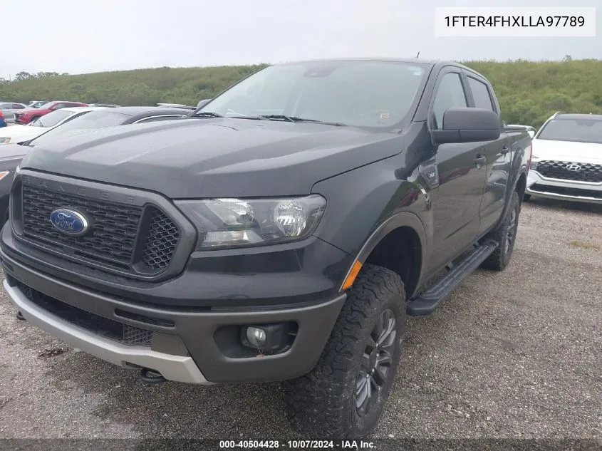 2020 Ford Ranger Xl/Xlt/Lariat VIN: 1FTER4FHXLLA97789 Lot: 40504428