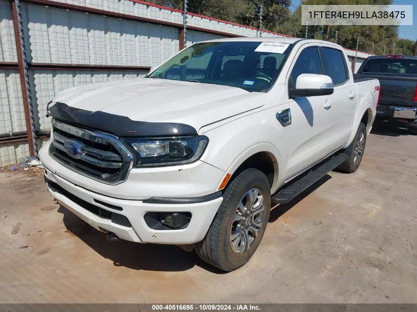 2020 Ford Ranger Lariat VIN: 1FTER4EH9LLA38475 Lot: 40516695