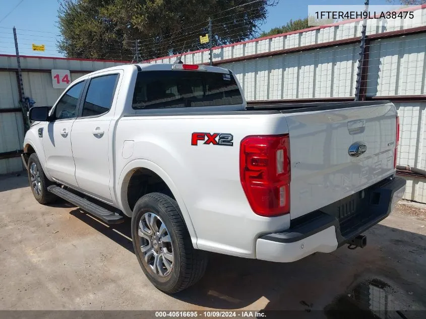 2020 Ford Ranger Lariat VIN: 1FTER4EH9LLA38475 Lot: 40516695