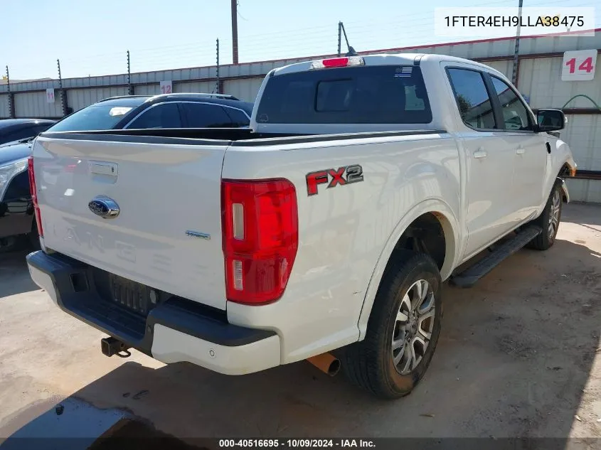 2020 Ford Ranger Lariat VIN: 1FTER4EH9LLA38475 Lot: 40516695