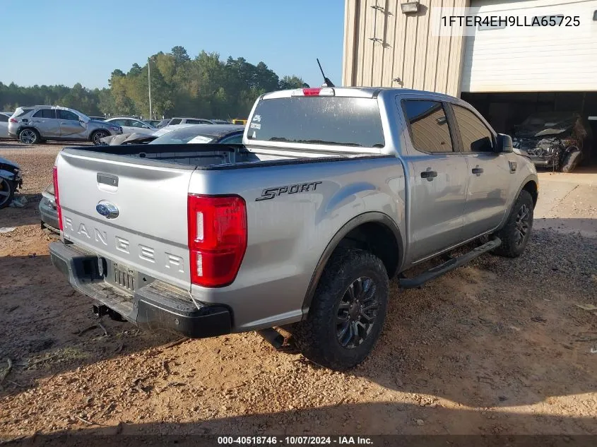 2020 Ford Ranger Xlt VIN: 1FTER4EH9LLA65725 Lot: 40518746