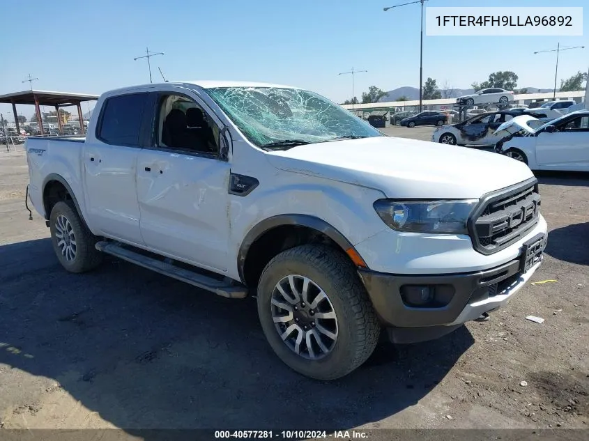 2020 Ford Ranger Xlt VIN: 1FTER4FH9LLA96892 Lot: 40577281