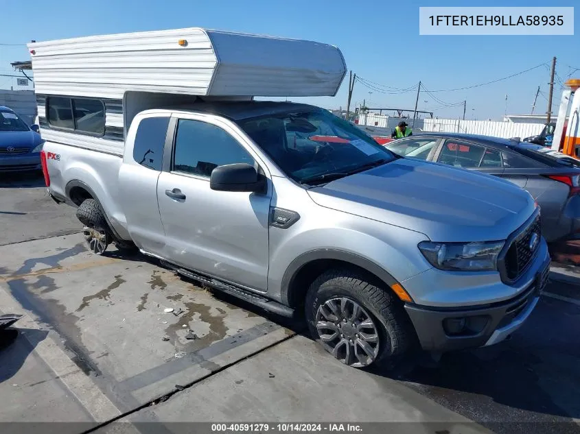 2020 Ford Ranger Xlt VIN: 1FTER1EH9LLA58935 Lot: 40591279